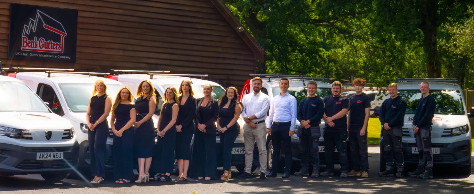 our team of gutter cleaners in Bristol