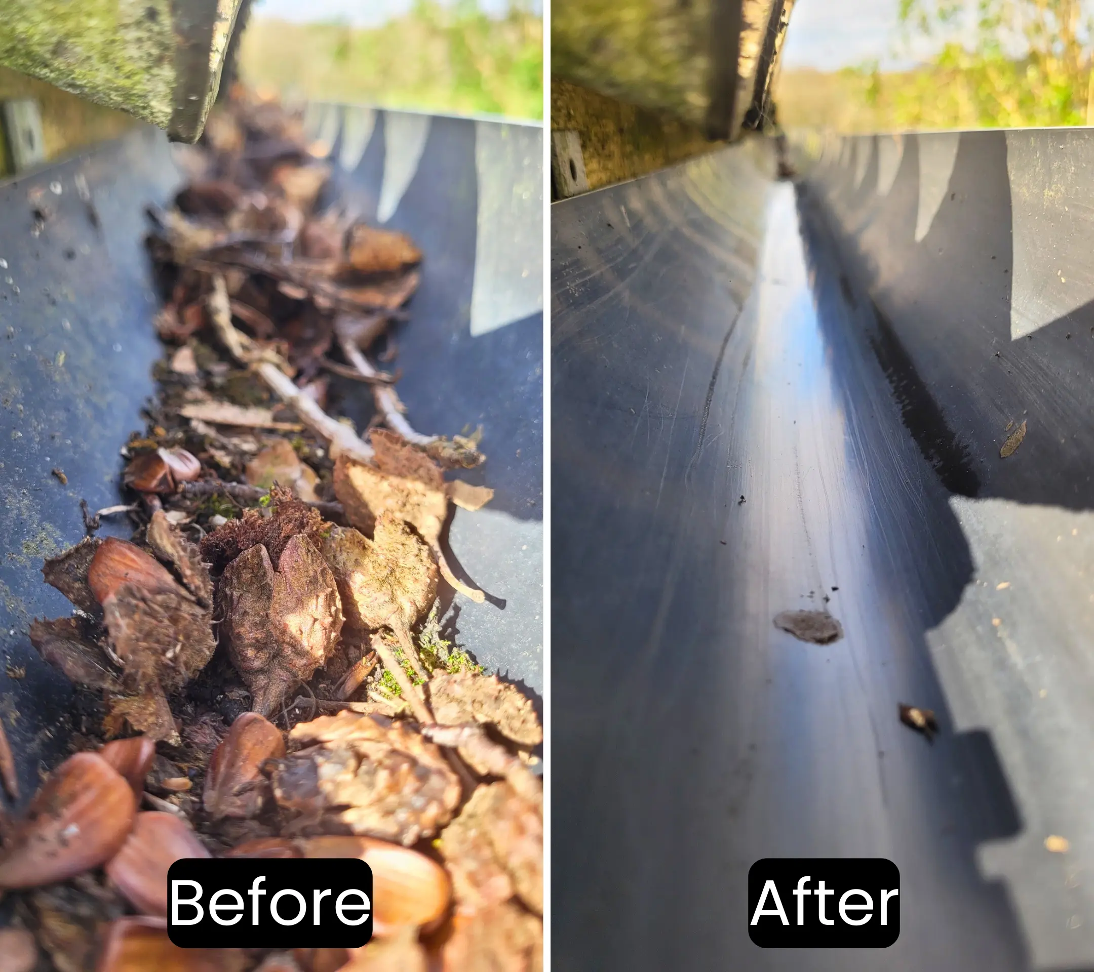 Gutter cleaning in Redland