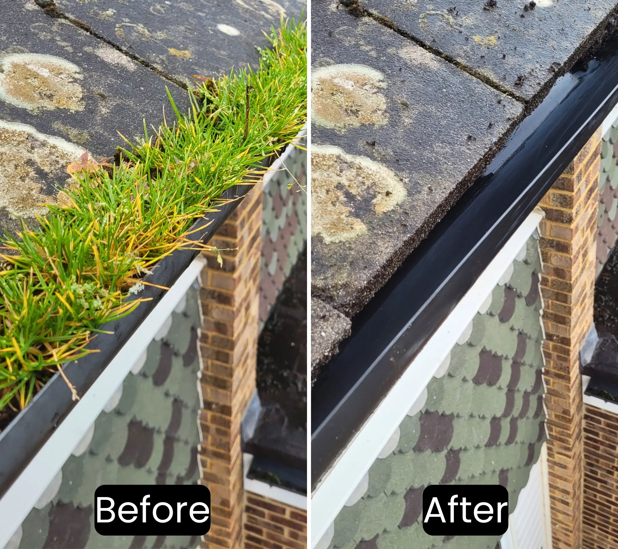 Gutter cleaning in Bedminster